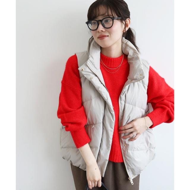 ルクールブラン（le．coeur blanc）/《WEB限定アイテム》ボリュームダウンベスト