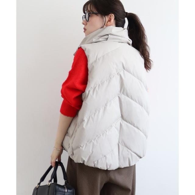 ルクールブラン（le．coeur blanc）/《WEB限定アイテム》ボリュームダウンベスト