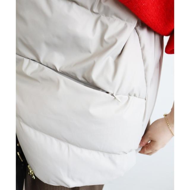 ルクールブラン（le．coeur blanc）/《WEB限定アイテム》ボリュームダウンベスト