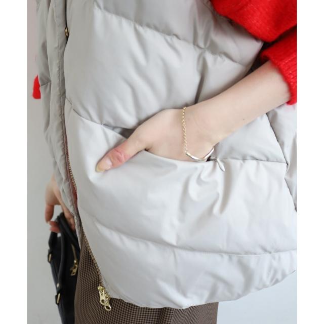 ルクールブラン（le．coeur blanc）/《WEB限定アイテム》ボリュームダウンベスト