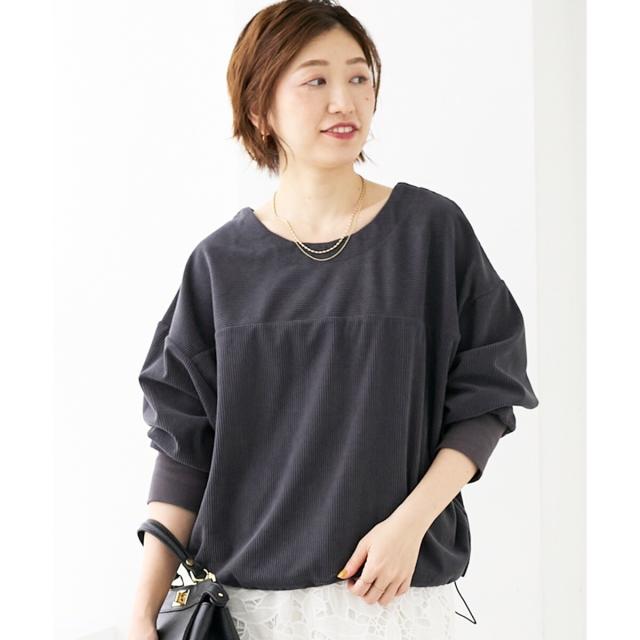 ルクールブラン（le．coeur blanc）/《手洗い可能》カットコーデュロイ2WAYプル×スカートセット