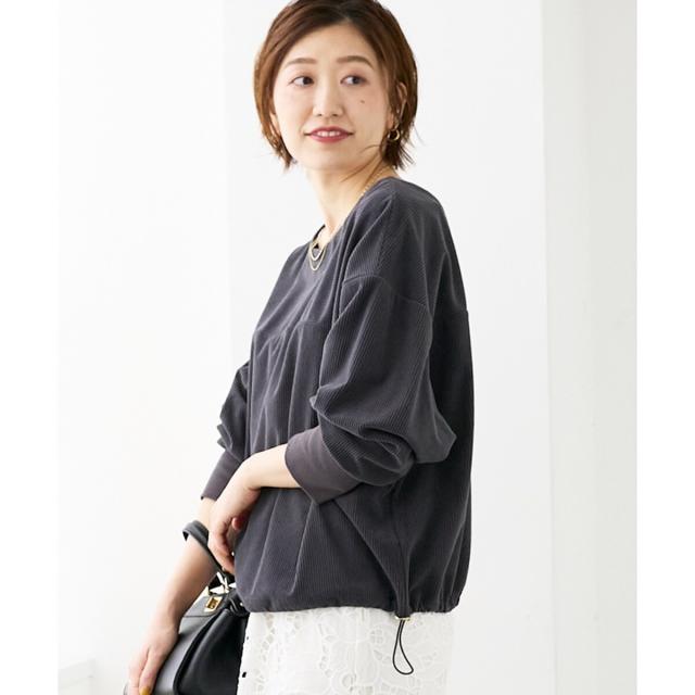 ルクールブラン（le．coeur blanc）/《手洗い可能》カットコーデュロイ2WAYプル×スカートセット