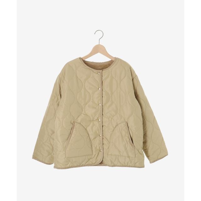 ルクールブラン（le．coeur blanc）/《WEB・一部店舗限定》AL リバーシブルキルティングブルゾン