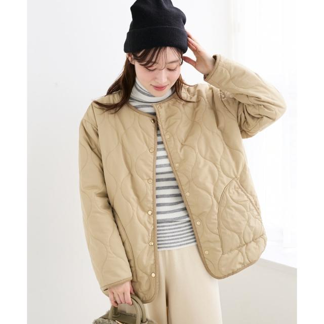 ルクールブラン（le．coeur blanc）/《WEB・一部店舗限定》AL リバーシブルキルティングブルゾン