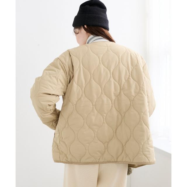 ルクールブラン（le．coeur blanc）/《WEB・一部店舗限定》AL リバーシブルキルティングブルゾン