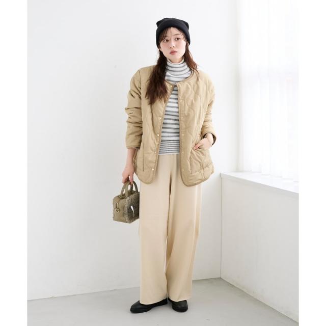 ルクールブラン（le．coeur blanc）/《WEB・一部店舗限定》AL リバーシブルキルティングブルゾン