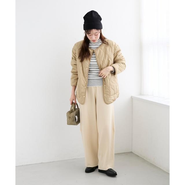 ルクールブラン（le．coeur blanc）/《WEB・一部店舗限定》AL リバーシブルキルティングブルゾン