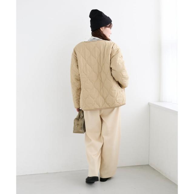 ルクールブラン（le．coeur blanc）/《WEB・一部店舗限定》AL リバーシブルキルティングブルゾン