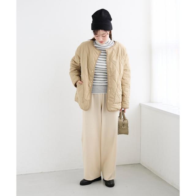 ルクールブラン（le．coeur blanc）/《WEB・一部店舗限定》AL リバーシブルキルティングブルゾン