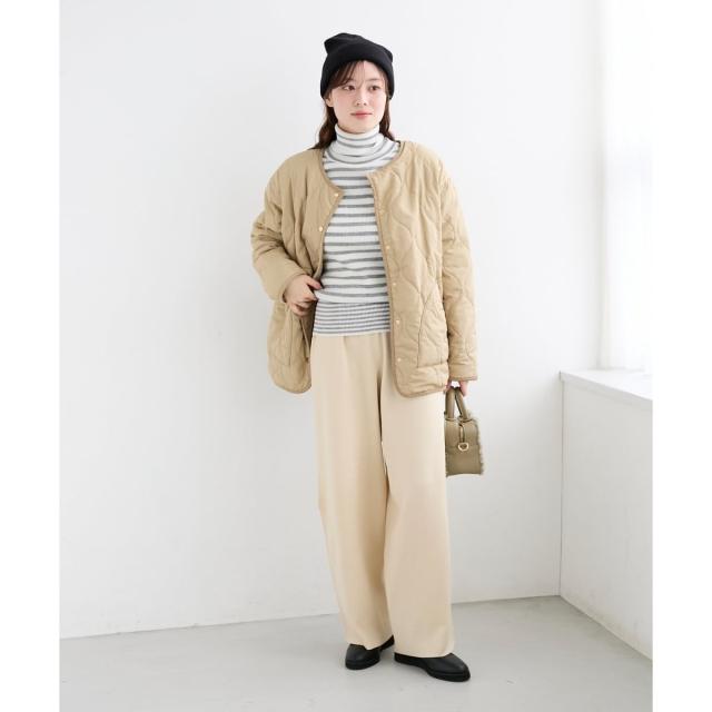 ルクールブラン（le．coeur blanc）/《WEB・一部店舗限定》AL リバーシブルキルティングブルゾン