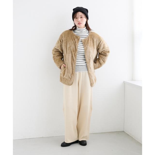 ルクールブラン（le．coeur blanc）/《WEB・一部店舗限定》AL リバーシブルキルティングブルゾン