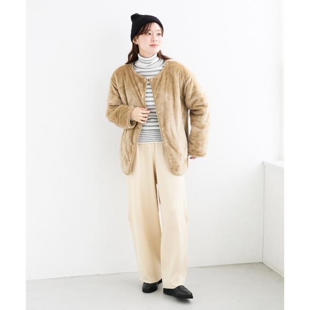 ルクールブラン（le．coeur blanc）/《WEB・一部店舗限定》AL リバーシブルキルティングブルゾン