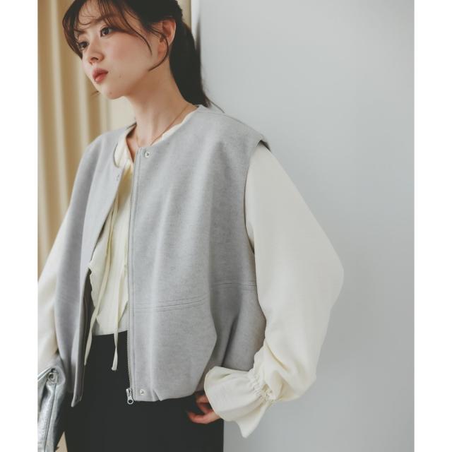 ルクールブラン（le．coeur blanc）/メルトンバルーンベスト