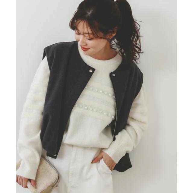 ルクールブラン（le．coeur blanc）/メルトンバルーンベストの通販はau