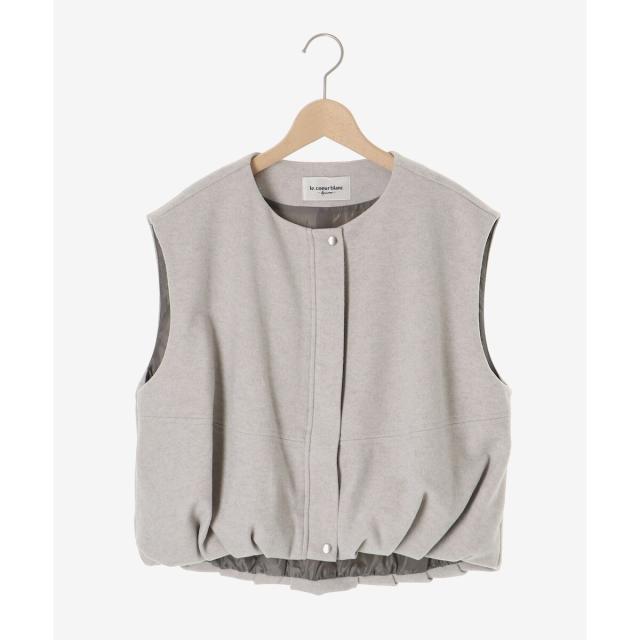 ルクールブラン（le．coeur blanc）/メルトンバルーンベスト