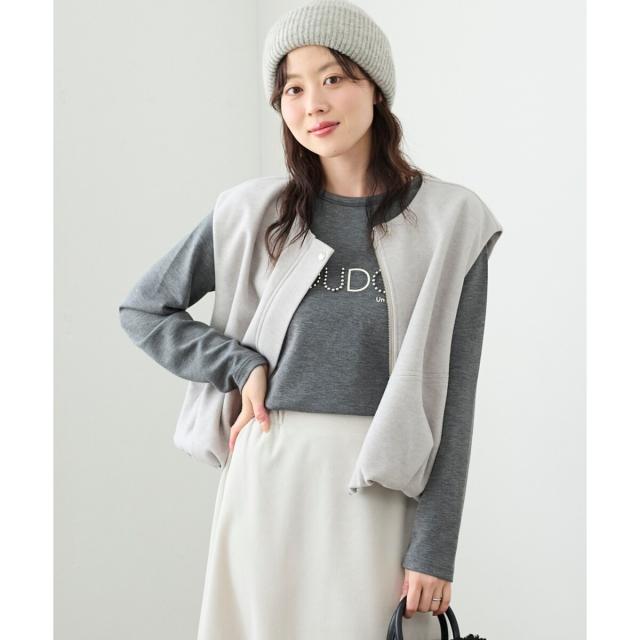 ルクールブラン（le．coeur blanc）/メルトンバルーンベストの通販はau