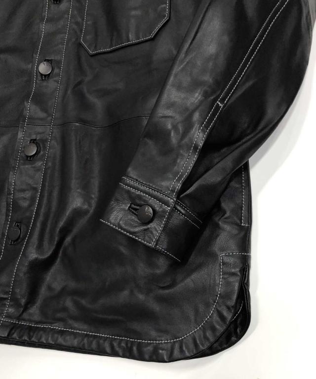 ロンドンデニム/【LondonDenim】シープレザー/オーバーシャツ ブルゾン_9