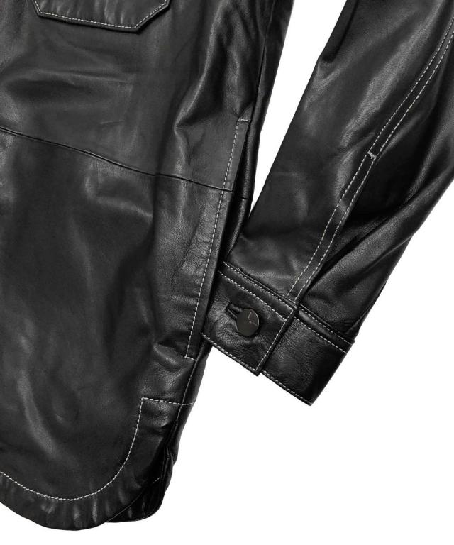 ロンドンデニム/【LondonDenim】シープレザー/オーバーシャツ ブルゾン_10