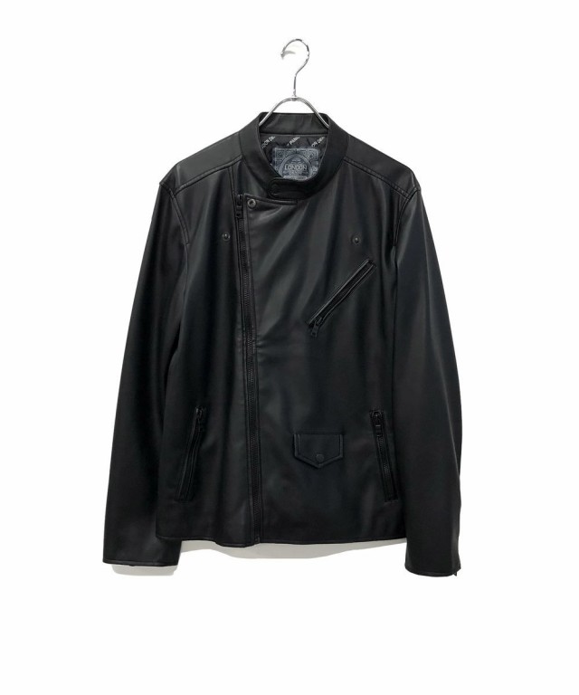 ロンドンデニム/【LondonDenim】フェイクレザー/シングルライダースの通販は