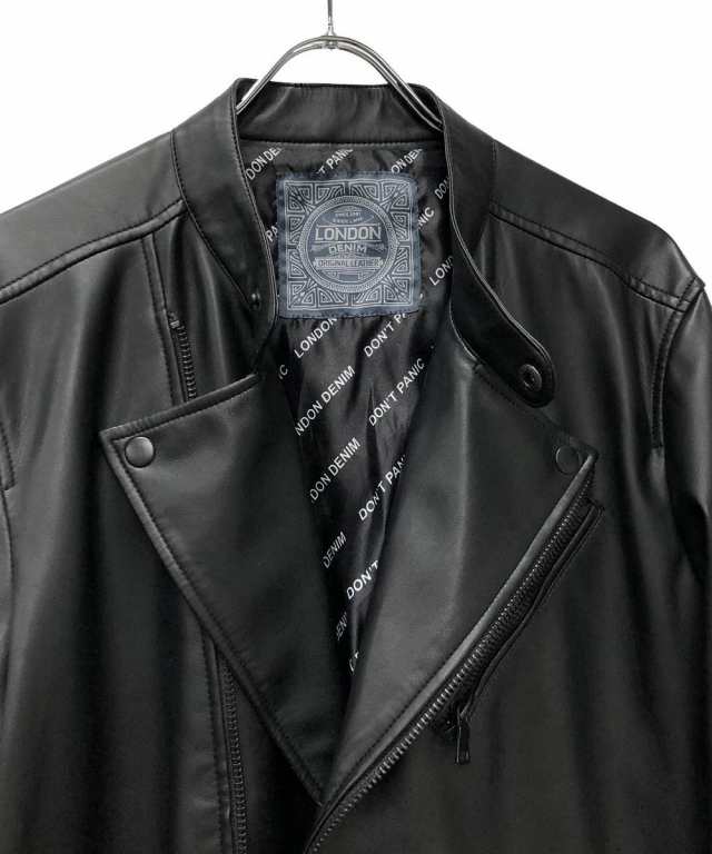ロンドンデニム/【LondonDenim】フェイクレザー/シングルライダースの通販は