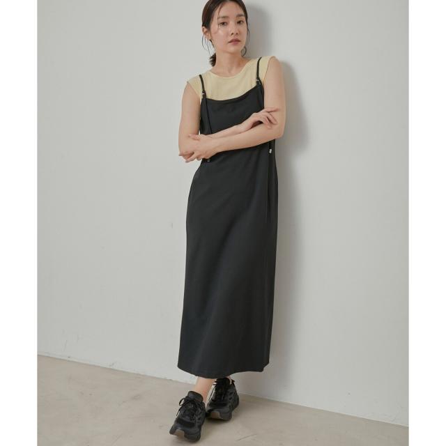 ナージー（NERGY）/【UV＆吸水速乾＆接触冷感＆透け防止】バックオープンキャミソールワンピースの通販は