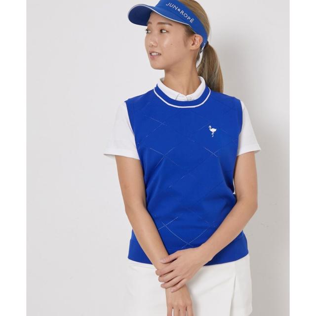 JUNEベスト MIXツィードオープンベスト 407268 | BlueOnionStore