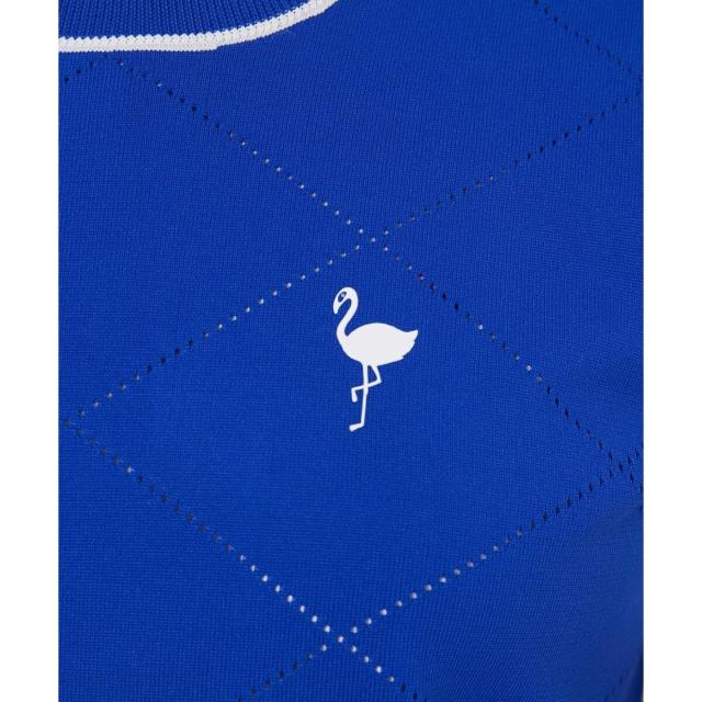 JUN&ROPE'ジュンアンドロペ 【ECO】ダイヤ柄ニットベスト ゴルフ L