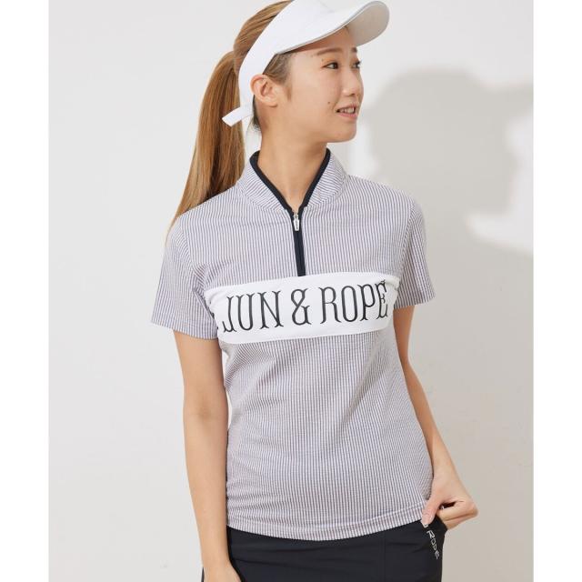 ジュン＆ロぺ（JUN&ROPE’）/プレミアムサッカー半袖プルオーバー