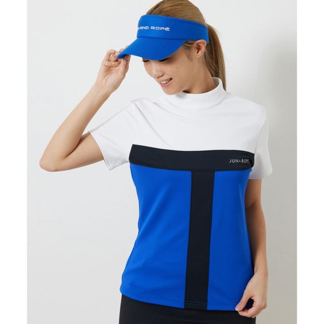 ジュン＆ロぺ（JUN&ROPE’）/【UV】【接触冷感】ブロッキング半袖プルオーバー