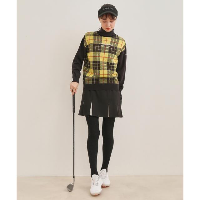 JUN&ROPE ジュンアンドロペ セータープリーツスカート セットアップM