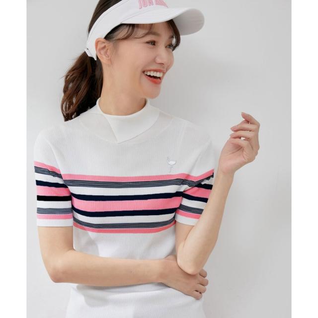 WOLFORD☆レディース 3/4スリーブ Tシャツ トップ ブラウス☆ なめさ 