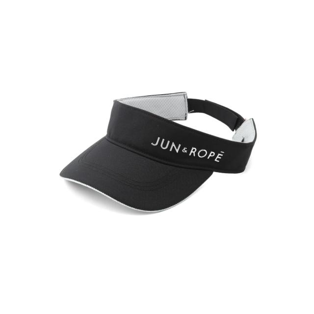 ジュン＆ロぺ（JUN&ROPE’）/立体シルバーロゴツイルバイザー