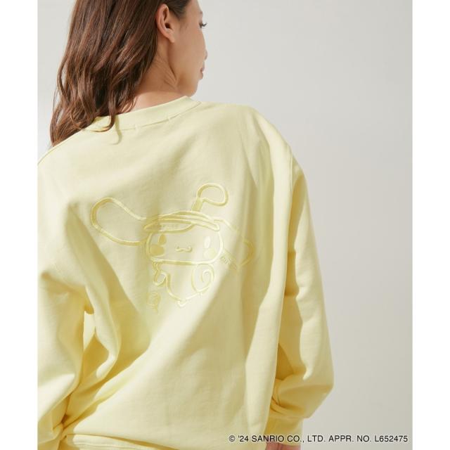 ジュン＆ロぺ（JUN&ROPE’）/【シナモロールコレクション】バック刺繍トレーナー