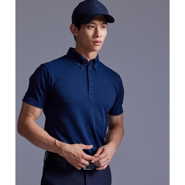 ジュン＆ロぺ（JUN&ROPE'）/【NOIR】【吸水速乾】クールマックスボタン