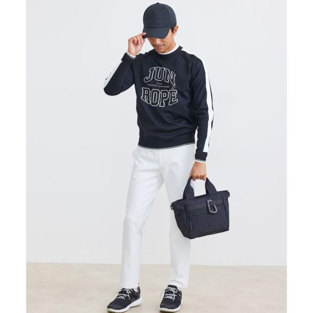 ジュン＆ロぺ（JUN&ROPE'）/カレッジロゴインターシャ長袖プルオーバー