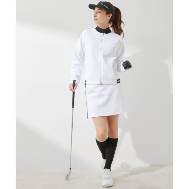 ジュン＆ロぺ（JUN&ROPE'）/ロゴモノグラムジャガード ブルゾン