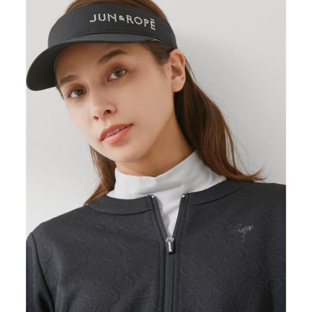 ジュン＆ロぺ（JUN&ROPE'）/ロゴモノグラムジャガード ブルゾン