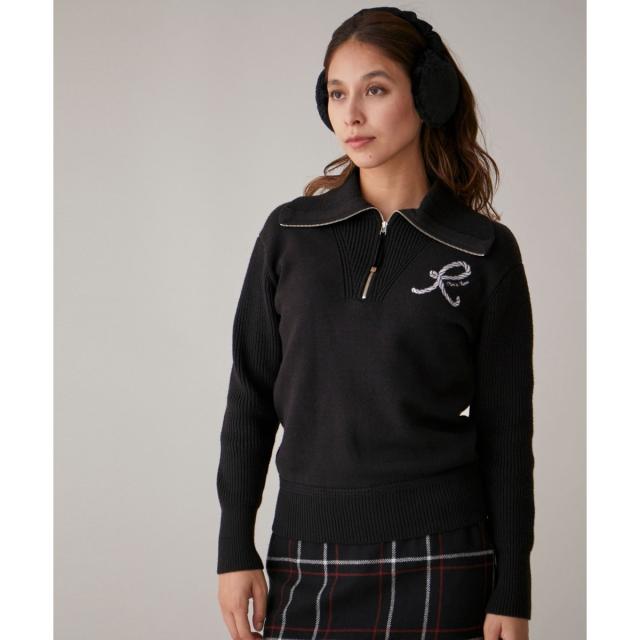 JUN&ROPE ジュン アンド ロペ 長袖 ニットセーター ネイビー系 L