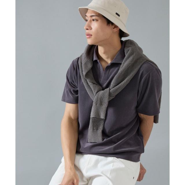 ジュン＆ロぺ（JUN&ROPE’）/【NOIR】12ゲージメッシュクルーネックセーター