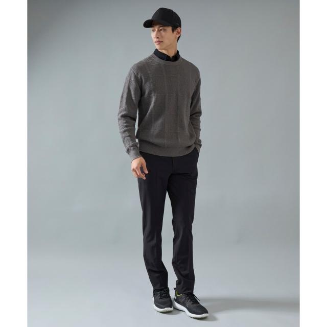 ジュン＆ロぺ（JUN&ROPE’）/【NOIR】12ゲージメッシュクルーネックセーター