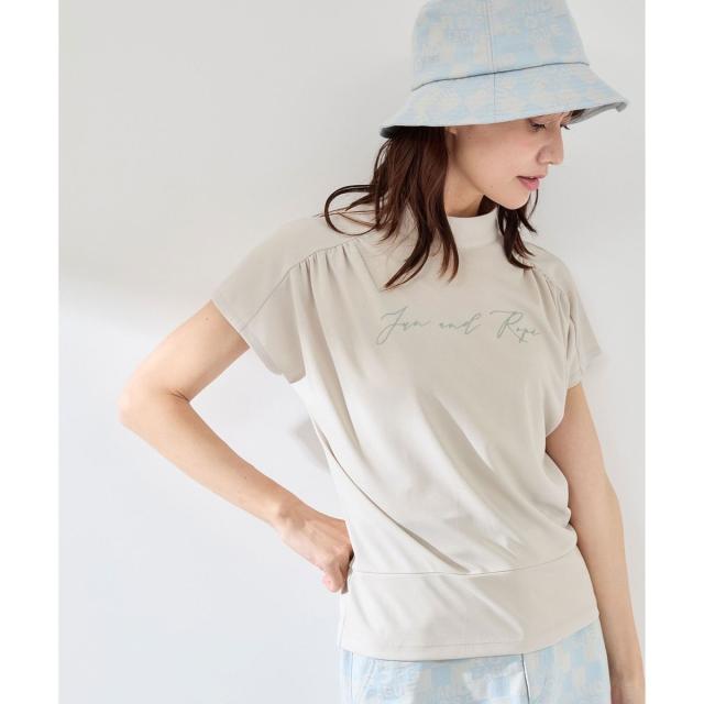 ジュン＆ロぺ（JUN&ROPE’）/【UV】【接触冷感】強撚スムースギャザープルオーバー