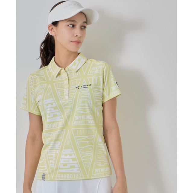ジュン＆ロぺ（JUN&ROPE'）/ペナント柄PT半袖ポロ