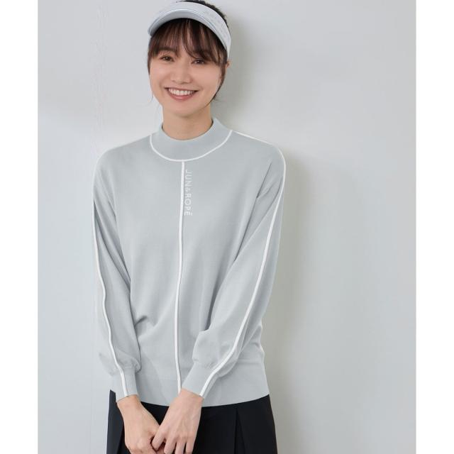 ジュン＆ロぺ（JUN&ROPE’）/ライン使いパフスリーブ長袖ニット［一部WEB限定カラー］_2