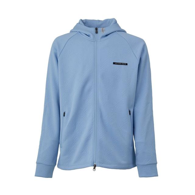 ジュン＆ロぺ（JUN&ROPE’）/【UV】【吸水速乾】ロゴキルト風ジャカード フーディーブルゾン