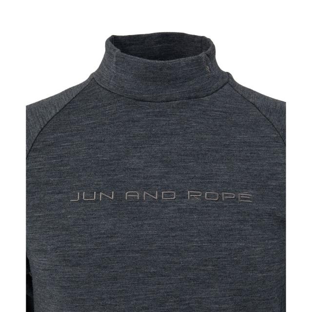 ジュン＆ロぺ（JUN&ROPE’）/【NOIR】ウールナイロン長袖ハイネックシャツ_16