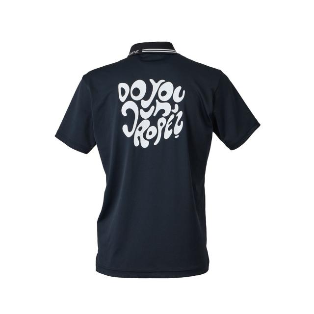 ジュン＆ロぺ（JUN&ROPE’）/ベアスムース バックプリントポロシャツ/吸水・冷感・UV_1