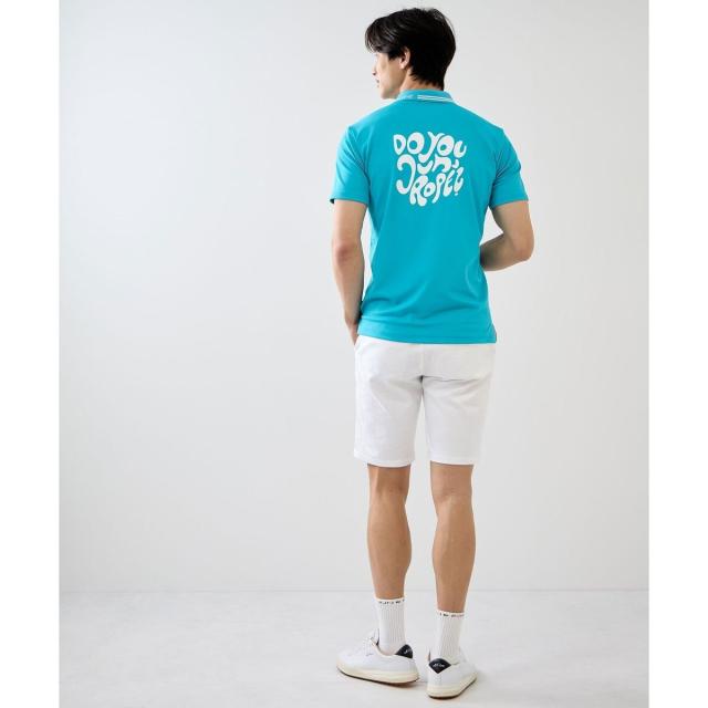 ジュン＆ロぺ（JUN&ROPE’）/ベアスムース バックプリントポロシャツ/吸水・冷感・UV_9
