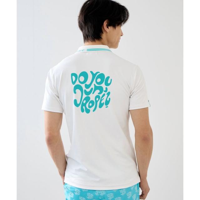 ジュン＆ロぺ（JUN&ROPE’）/ベアスムース バックプリントポロシャツ/吸水・冷感・UV_19