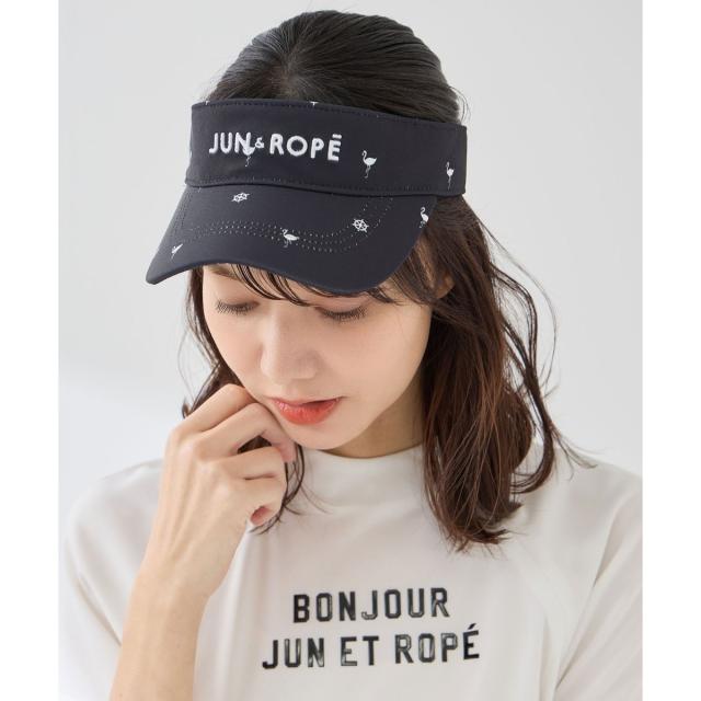 ジュン＆ロぺ（JUN&amp;ROPE’）/小紋柄バイザー