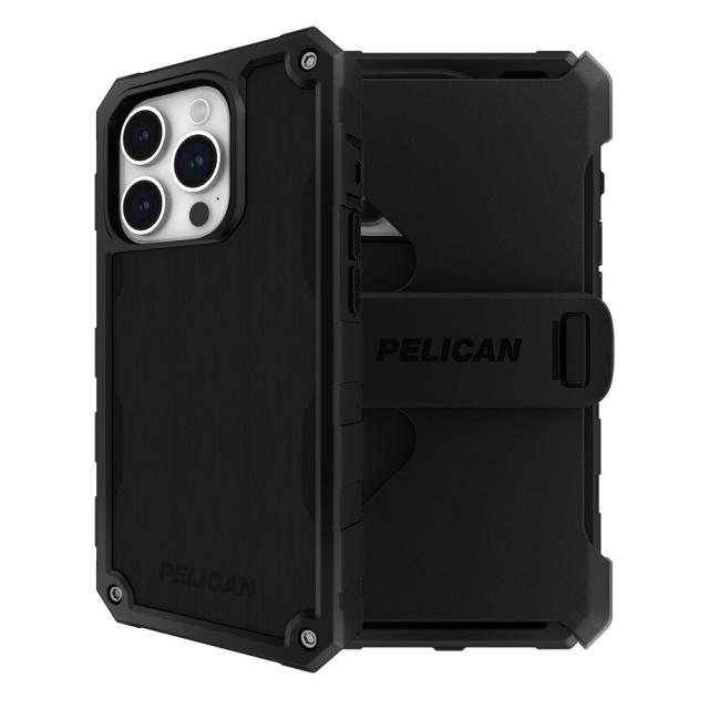 ケースメイト（Case−Mate）/iPhone 15 Pro 用 Pelican Shield−Blackホルスターセット_1